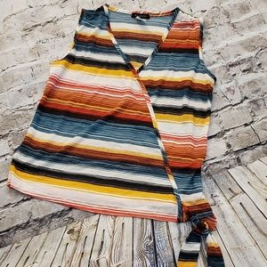 Striped Panilli Sleeveless Top